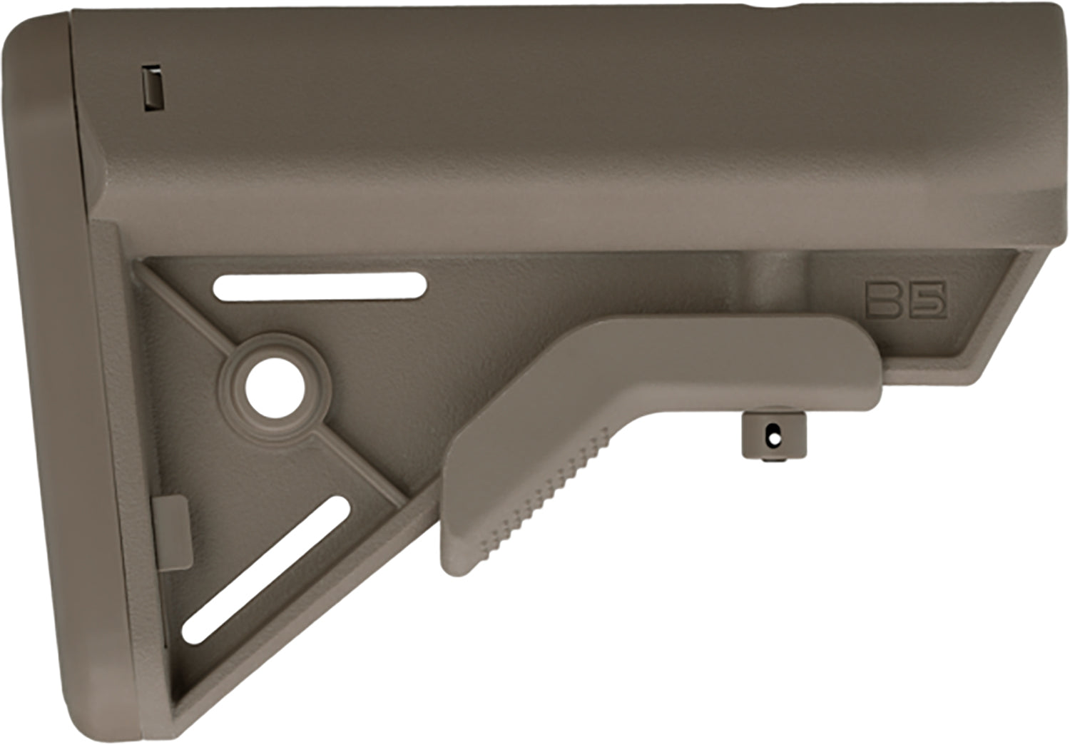 B5 Systems Bravo Flat Dark Earth Synthetic Buttstock AR-Platform BRV1085