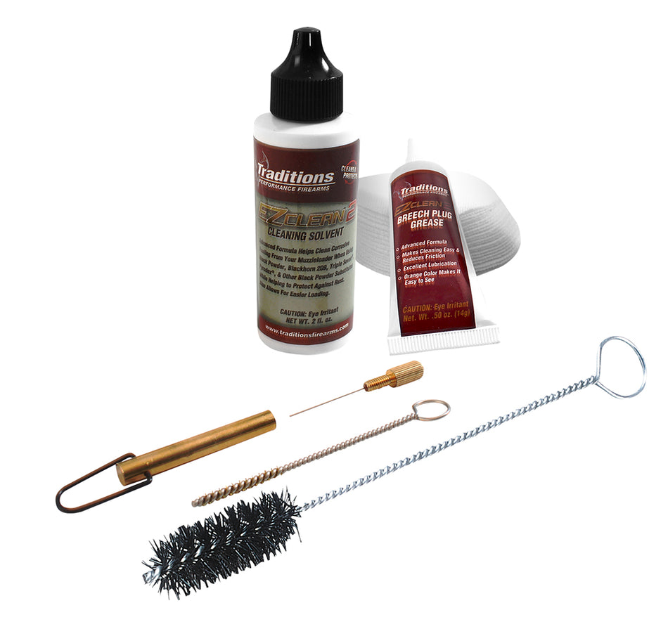 Traditions 50 Cal Muzzleloader Breech Plug Cleaning Kit with Solvent and Grease