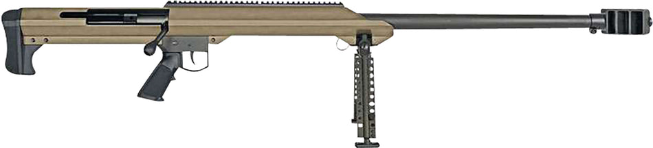 Barrett 13272 M99 .416 Barrett Single Shot 32" Heavy Barrel, FDE Cerakote Aluminum Receiver, Optics Ready