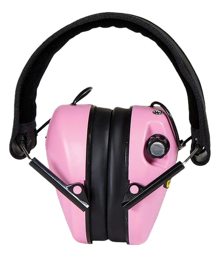 Caldwell 487111 Low-Profile E-Max 23 dB Electronic Earmuff Over the Head Pink/Black