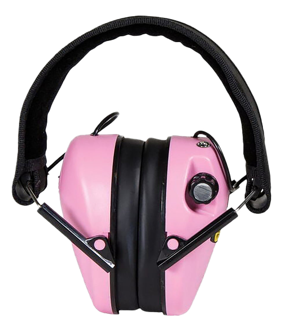 Caldwell 487111 Low-Profile E-Max 23 dB Electronic Earmuff Over the Head Pink/Black