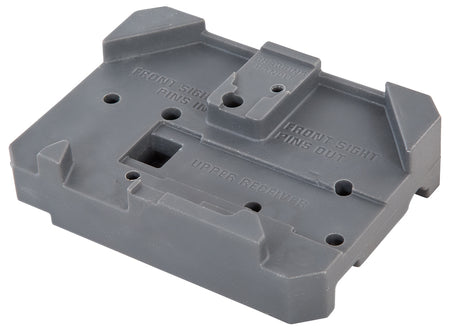Wheeler AR-15 Assembly Bench Block, Non-Marring Gray Plastic
