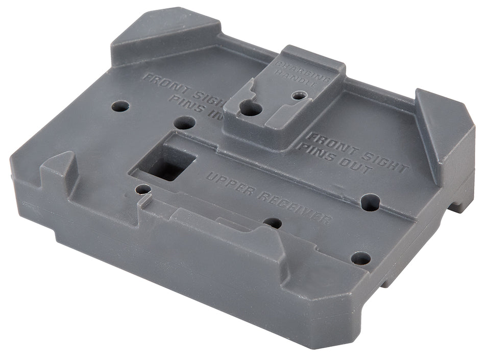 Wheeler AR-15 Assembly Bench Block, Non-Marring Gray Plastic