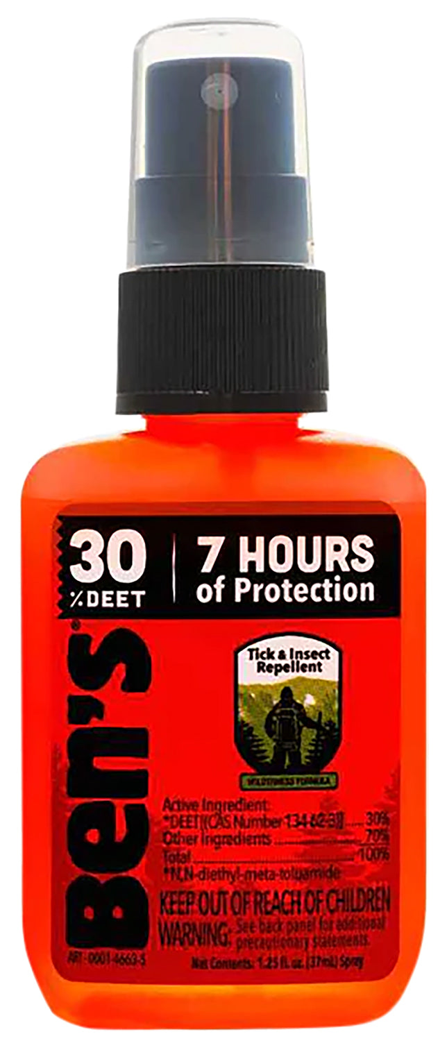 Ben's 00067190 30 Odorless Scent Insect Repellent Spray 1.25 oz Effective Up to 8 hrs