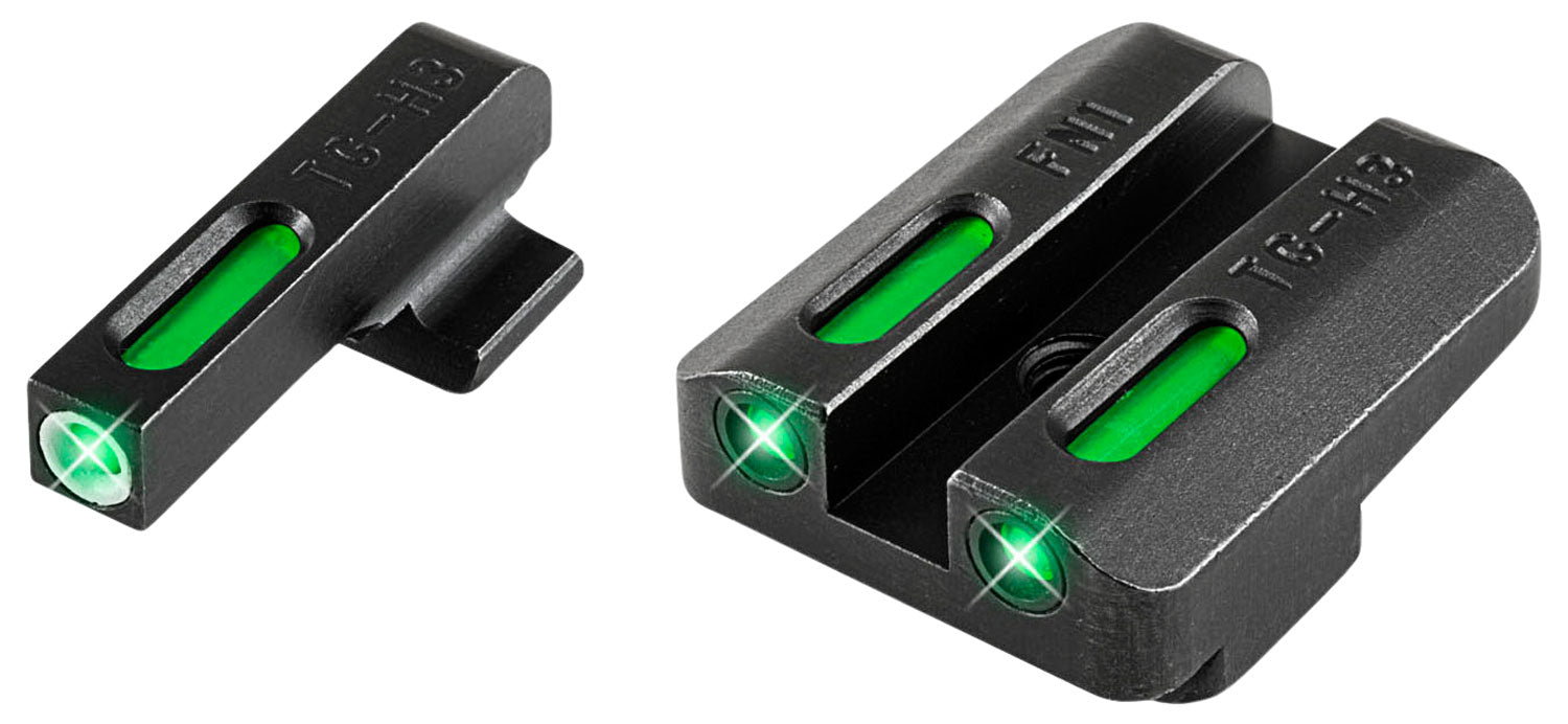 TruGlo TFX TG13FN3A Green Tritium Fiber Optic White Outline Sight Set