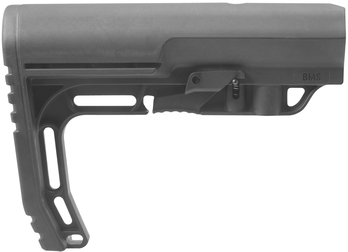 Mission First Tactical Battlelink Minimalist Stock Collapsible Black Synthetic AR-15 M16 M4 Commercial Tube (Tube Not Included)
