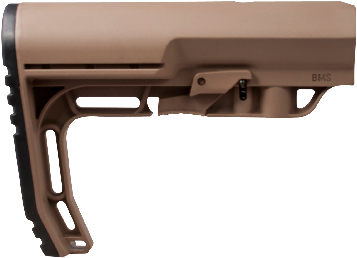 Mission First Tactical Battlelink Minimalist Collapsible Stock Scorched Dark Earth Synthetic for AR-15 M16 M4 Commercial Tube (Not Included)