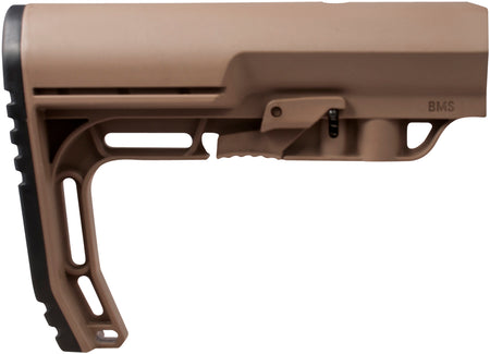 Mission First Tactical Battlelink Minimalist Collapsible Stock Scorched Dark Earth Synthetic for AR-15 M16 M4 Commercial Tube (Not Included)