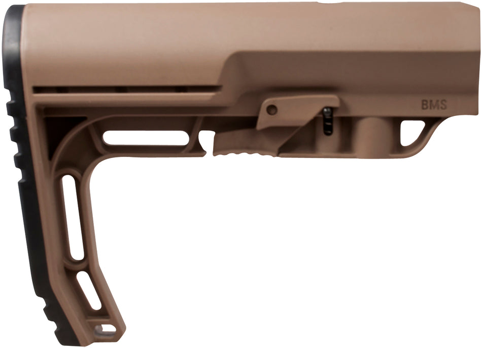 Mission First Tactical Battlelink Minimalist Collapsible Stock Scorched Dark Earth Synthetic for AR-15 M16 M4 Commercial Tube (Not Included)