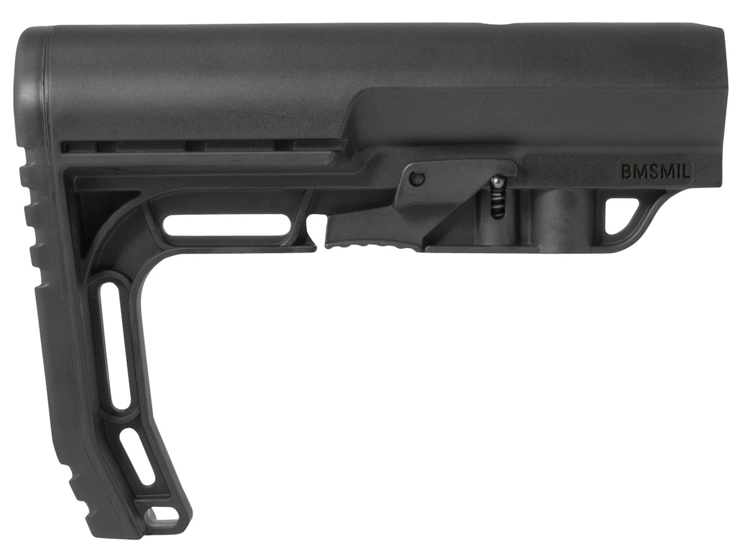 Mission First Tactical Battlelink Minimalist Collapsible Black Synthetic Stock for AR-15 M16 M4 Mil-Spec Tube (Tube Not Included)