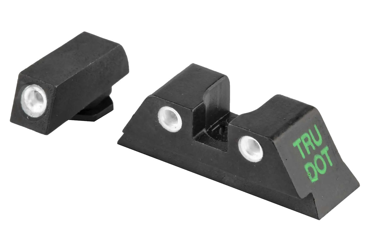 Meprolight Tru-Dot Tritium Night Sight Set Green Front Yellow Rear for Glock 17/19/22/23