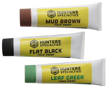Hunters Specialties Woodland Camo Creme Face Paint Kit 3 Tubes 00268