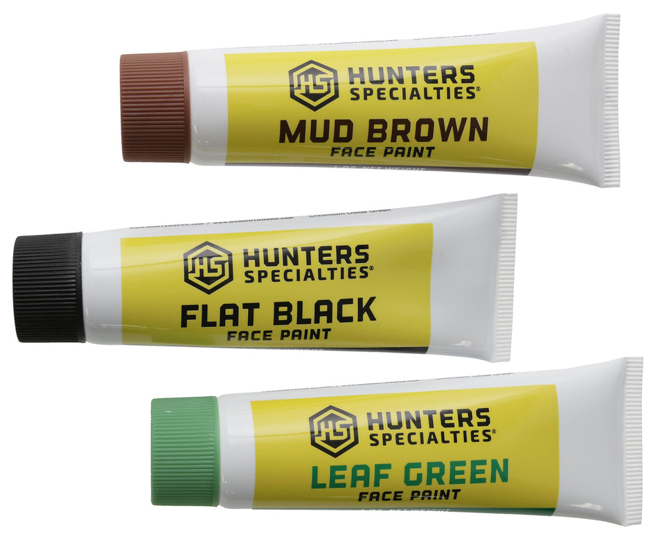 Hunters Specialties Woodland Camo Creme Face Paint Kit 3 Tubes 00268