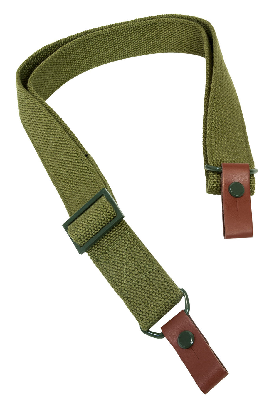 NcStar AK/SKS OEM Style Sling OD Green Canvas 42" w/Metal Slider Hardware