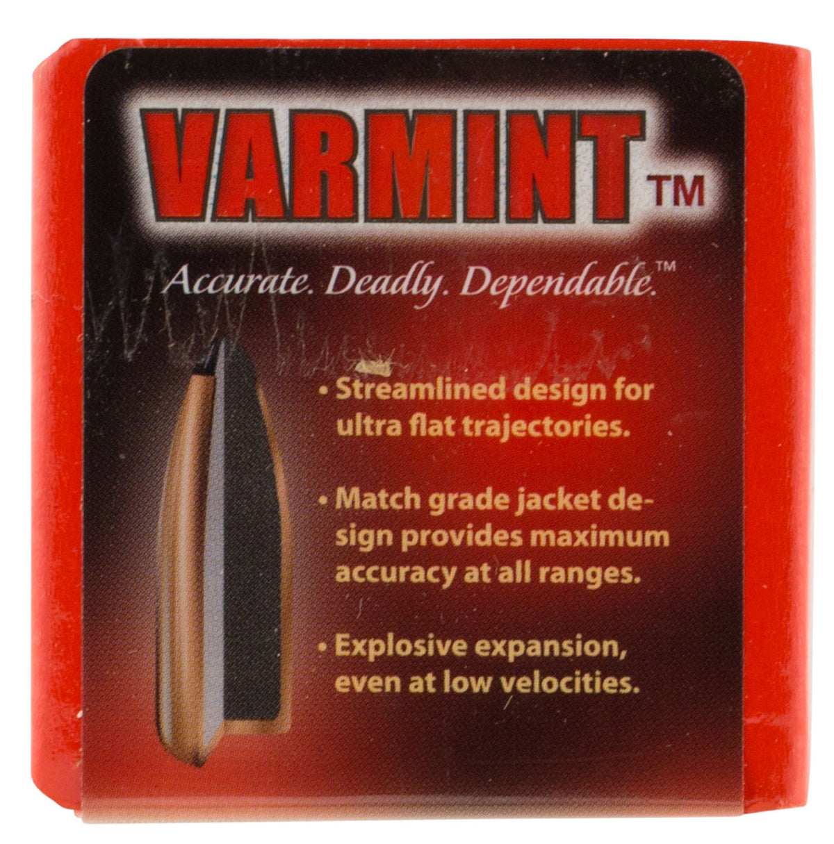 Hornady Traditional Varmint .224 50 Grain Spire Point SX Reloading Bullets 100 Per Box