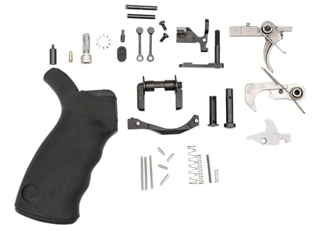 Spikes SLPK301 AR Platform Enhanced Lower Parts Kit - Black with KNS Anti-Rotation Pins