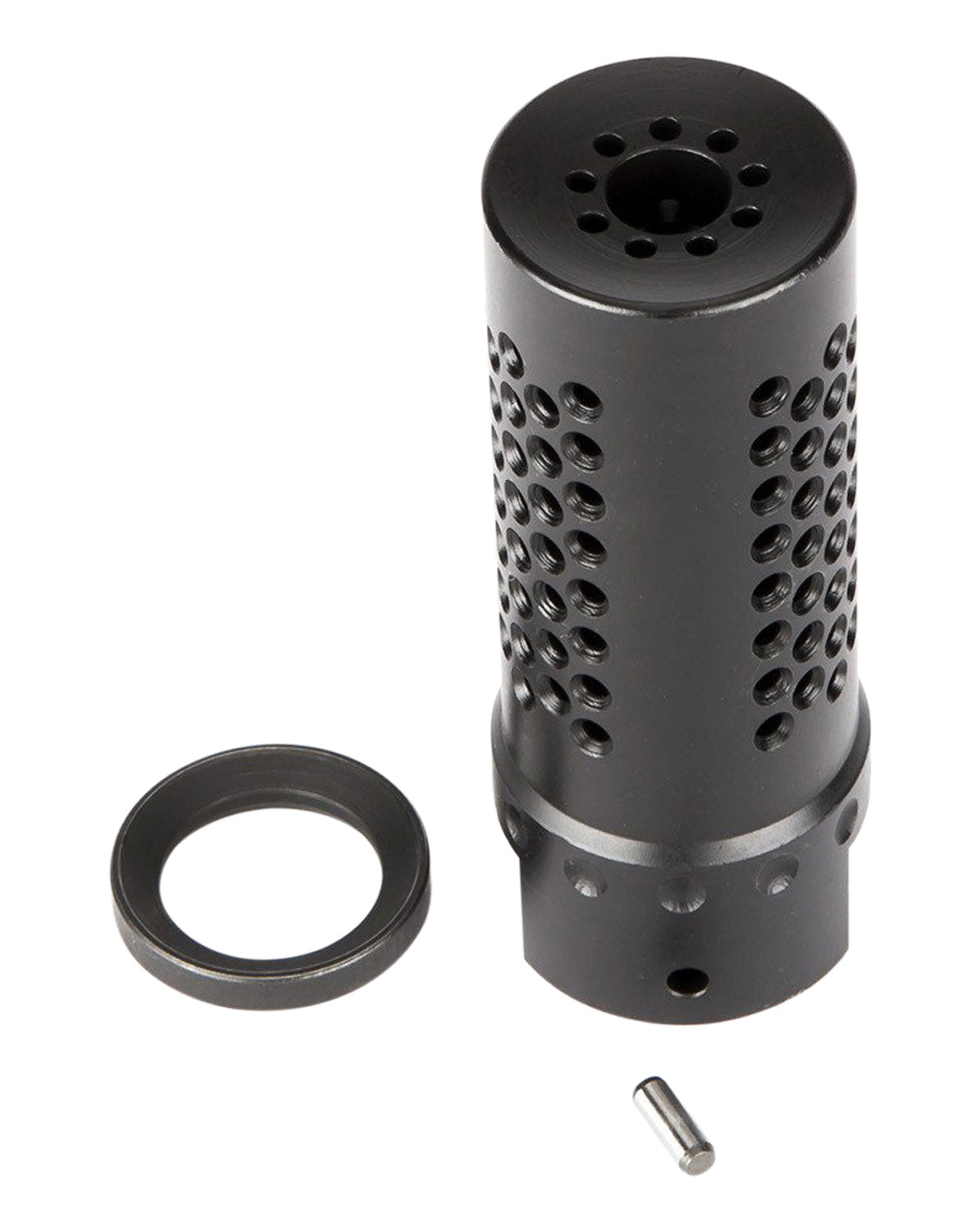 Spikes SBV1017 Dynacomp Extreme 5.56 NATO Muzzle Brake - Black Nitride 416R Stainless 1/2-28 Threaded
