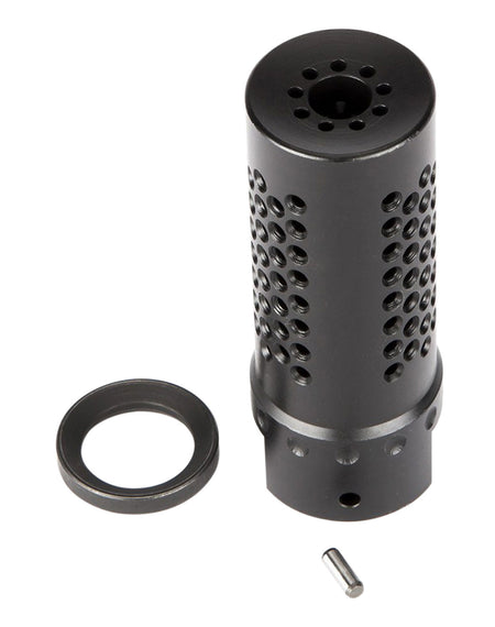 Spikes SBV1017 Dynacomp Extreme 5.56 NATO Muzzle Brake - Black Nitride 416R Stainless 1/2-28 Threaded