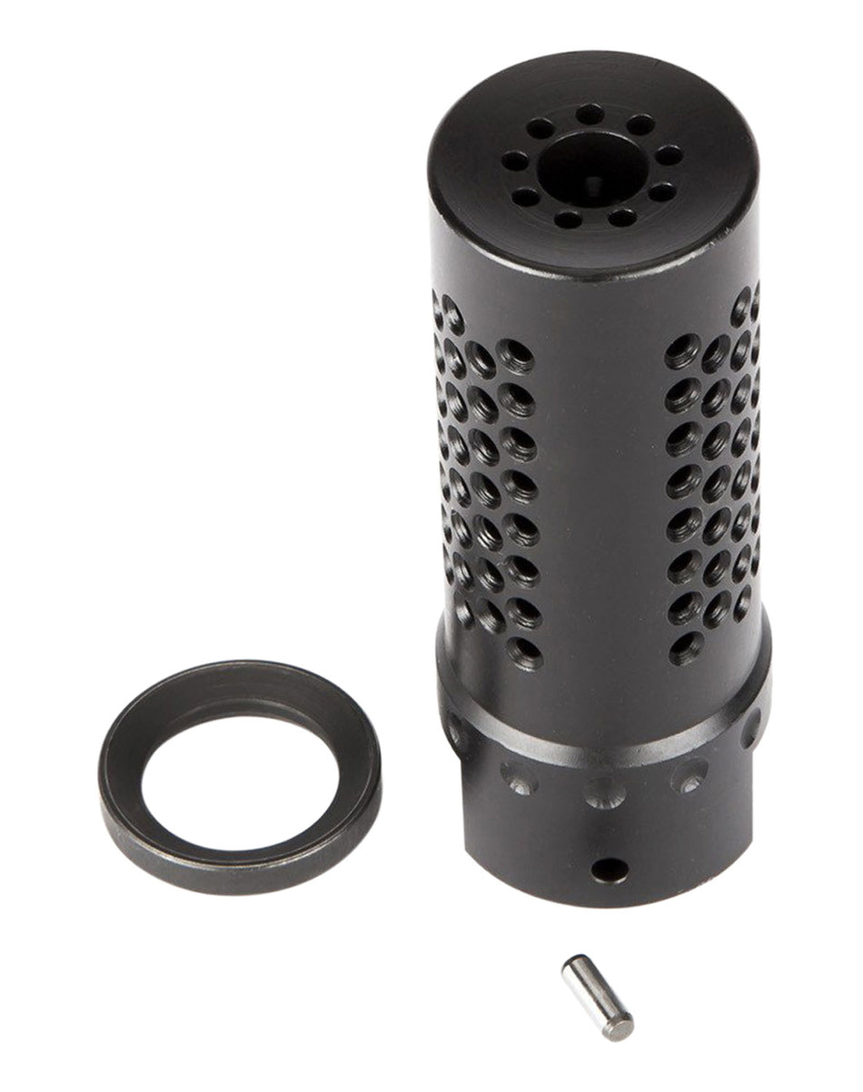 Spikes SBV1017 Dynacomp Extreme 5.56 NATO Muzzle Brake - Black Nitride 416R Stainless 1/2-28 Threaded