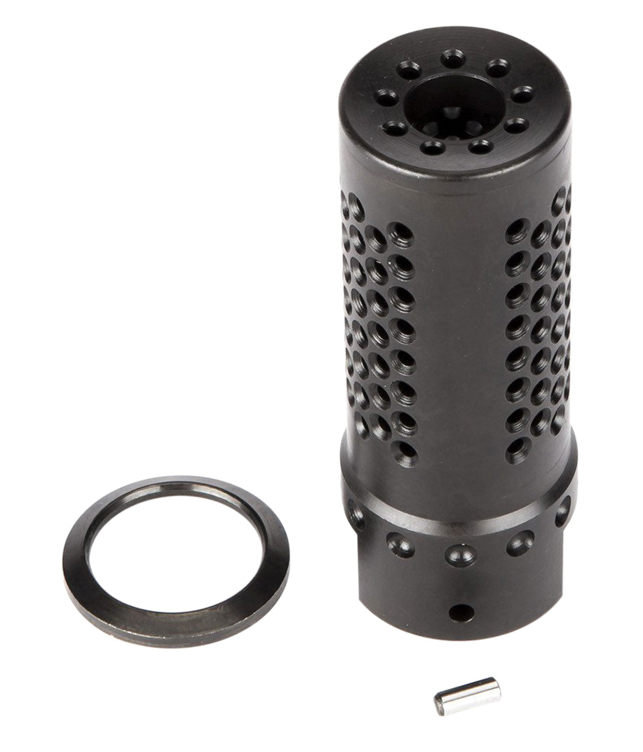 Spikes Tactical Dynacomp Extreme Muzzle Brake 308 Win Black Nitride 5/8"-24 Threads 2.25" OAL