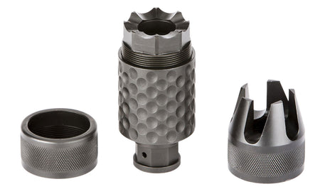 Spikes Tactical Barking Spider2 Muzzle Brake 5.56x45mm NATO Black Nitride 1/2"-28 Threads 3.75" OAL
