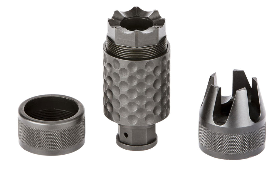 Spikes Tactical Barking Spider2 Muzzle Brake 5.56x45mm NATO Black Nitride 1/2"-28 Threads 3.75" OAL