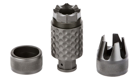 Spikes Tactical Barking Spider2 Muzzle Brake 30 Cal Black Nitride 5/8"-24 Threads 3.75" OAL