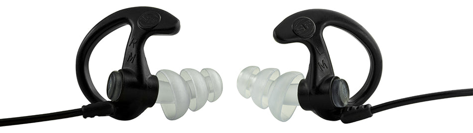 SureFire EP5 Sonic Defenders Max EP5BKMPR 26 dB Full Block Triple-Flanged Black Polymer Medium Adult
