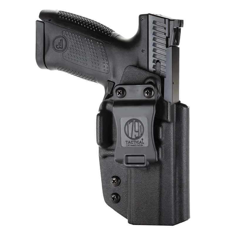 1791 Gunleather Tactical Kydex Inside Waistband Holster CZP10C/P10F/P10S Black Right Hand