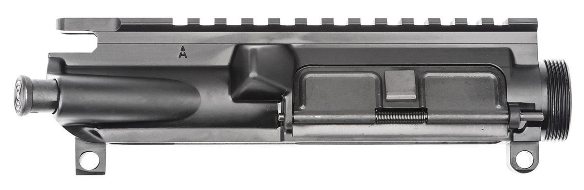 Spikes Tactical SFT50M4 Stripped M4 Flat Top Upper Receiver, 7075-T6 Aluminum, Type III Hardcoat Anodized, Forward Assist Included