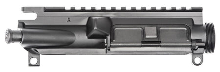 Spikes Tactical SFT50M4 Stripped M4 Flat Top Upper Receiver, 7075-T6 Aluminum, Type III Hardcoat Anodized, Forward Assist Included