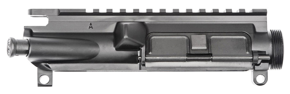 Spikes Tactical SFT50M4 Stripped M4 Flat Top Upper Receiver, 7075-T6 Aluminum, Type III Hardcoat Anodized, Forward Assist Included