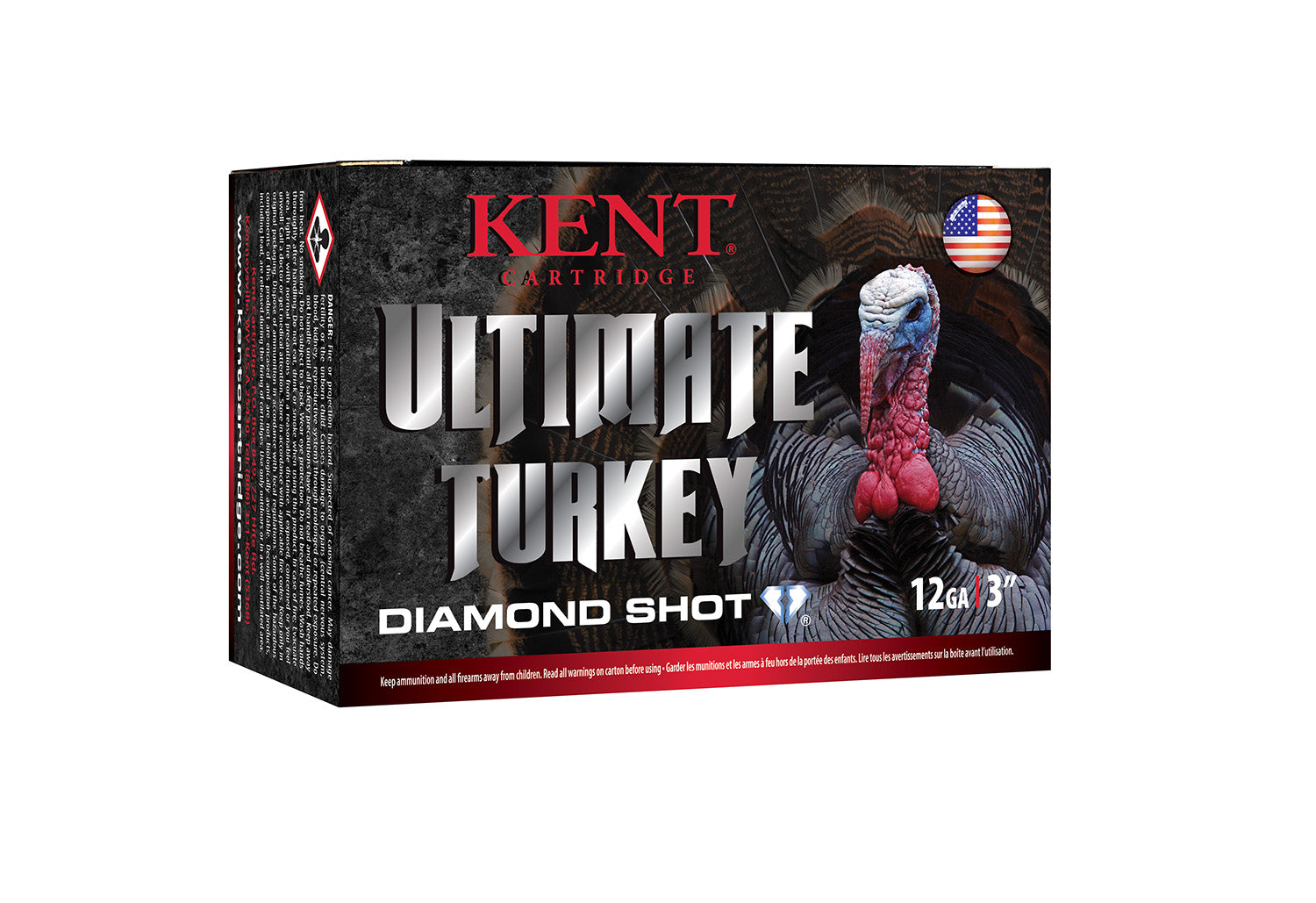 Kent Cartridge 12 Gauge C123TK505 Ultimate Turkey 3" 1-3/4oz 5 Shot