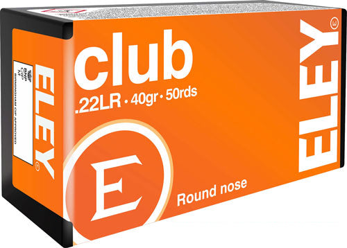 Eley .22 Long Rifle 2100 Club Round Nose RN 40 Grain