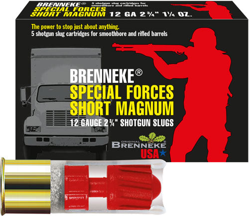 Brenneke 12 Gauge SL-122SFM SFSM Home Defense 2.75" 1-1/4oz Slug