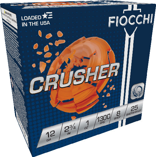 Fiocchi 12 Gauge 12CRSR8 762344850733 762344850733 2.75" 8 Shot
