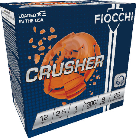 Fiocchi 12 Gauge 12CRSR8 762344850733 762344850733 2.75" 8 Shot