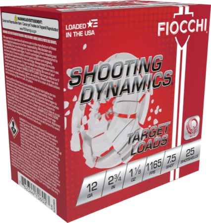 Fiocchi 12 Gauge 12SD18L7 762344852805 762344852805 2.75" 1-1/8oz 7.5 Shot