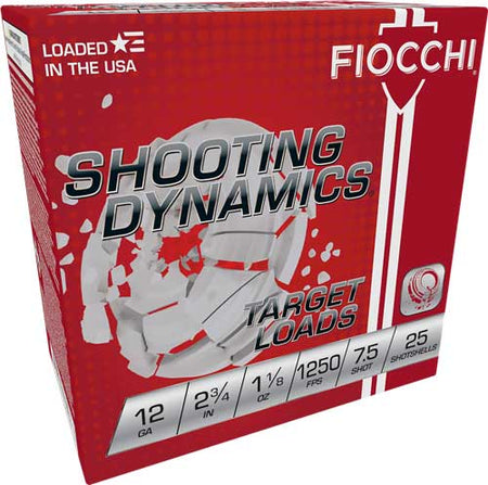 Fiocchi 12 Gauge 12SD18X7 762344856438 762344856438 2.75" 1-1/8oz 7.5 Shot