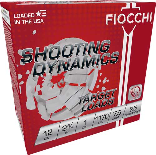 Fiocchi 12 Gauge 12SD1L75 762344852744 762344852744 2.75" 7.5 Shot