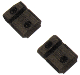 Traditions 2-Piece Scope Mount Bases for Bolt In-Line Rifles Black