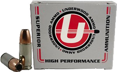 Underwood Ammo 9mm Luger/Parabellum 132 +P+ Jacketed Hollow Point JHP 124 Grain