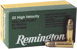 Remington .22 Long Rifle 21008 22 Golden Bullet Plated Hollow Point 36 Grain