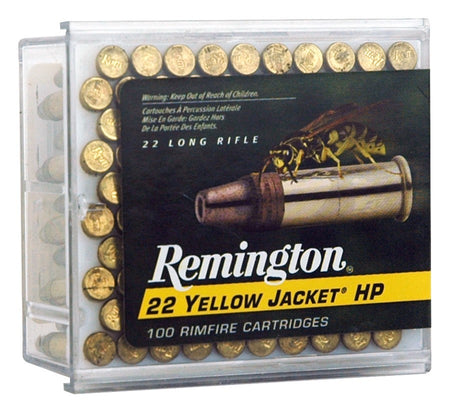 Remington .22 Long Rifle 21280 Yellow Jacket High Velocity Truncated Cone Hollow Point 33 Grain