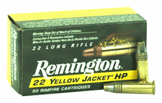 Remington .22 Long Rifle 21074 Yellow Jacket High Velocity Truncated Cone Hollow Point 33 Grain