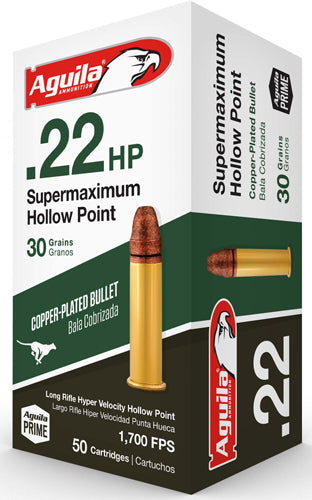 Aguila .22 Long Rifle 1B220297 Supermaximum Hollow Point LEAD HOLLOW POINT 30 Grain