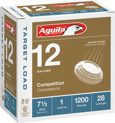Aguila 12 Gauge Shotgun Shells Competition #7.5 1 oz 2.75 in