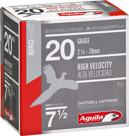 Aguila 20 Gauge 1CHB2007 640420008790 640420008790  7.5 Shot