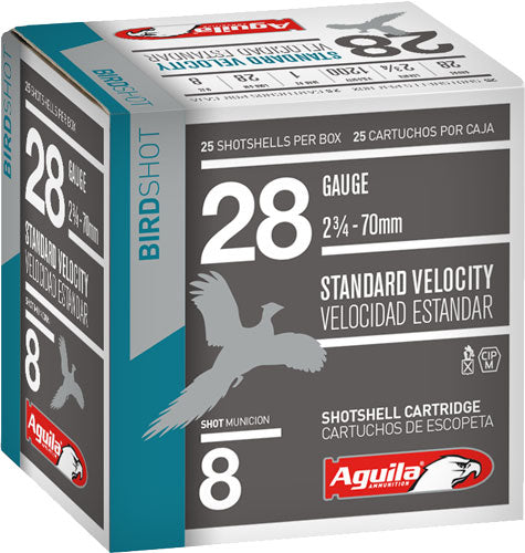 Aguila 28 Gauge 1CHB2838 Birdshot Standard Velocity 2.75" 1oz 8 Shot