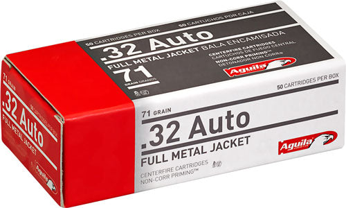 Aguila .32 ACP 1E322110 Target & Range Full Metal Jacket FMJ 71 Grain